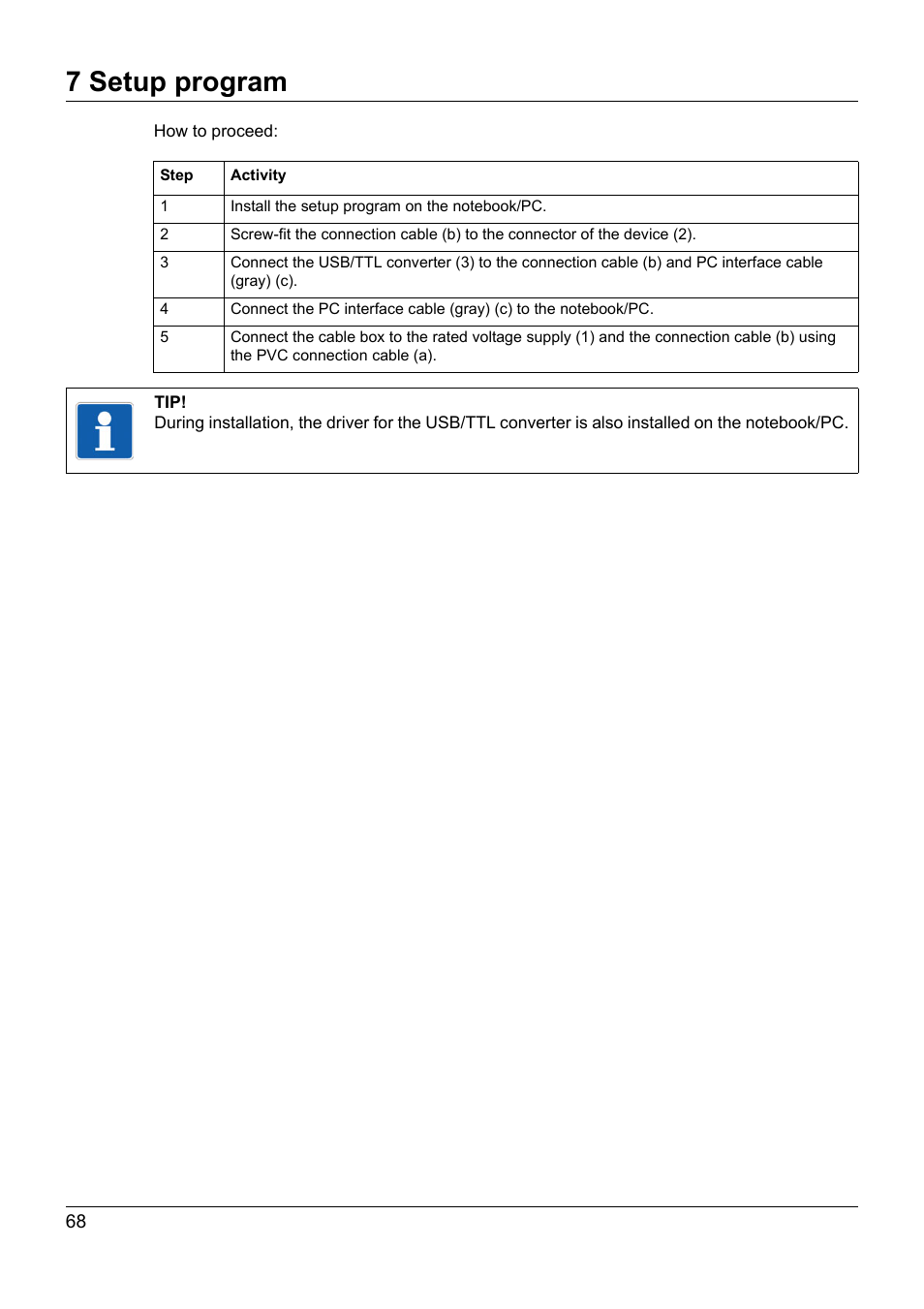 7 setup program | JUMO 902940 DELOS T Electronic Temperature Switch with Display and Analog Output Operating Manual User Manual | Page 68 / 76