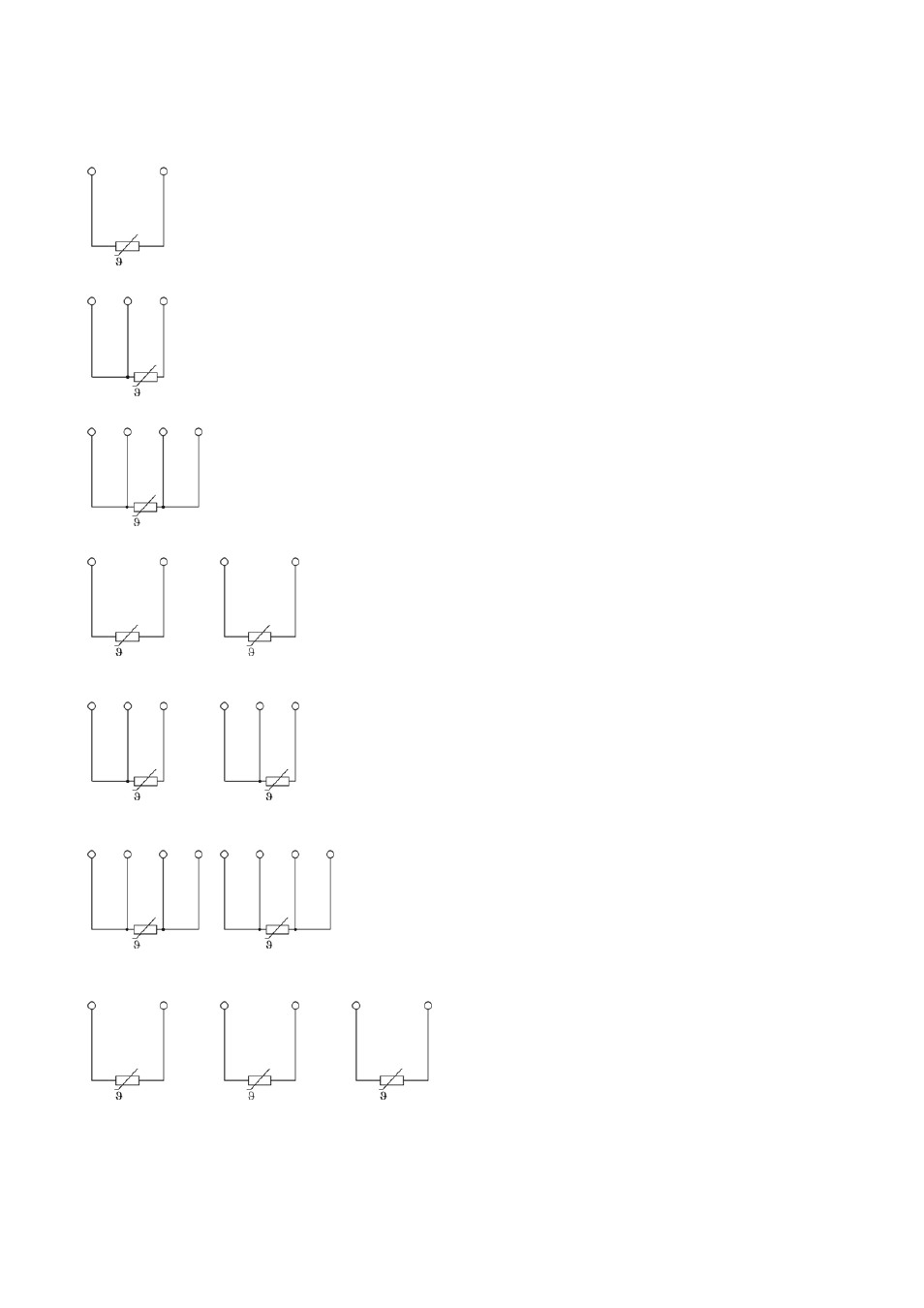 8 connection circuits for rtd temperature probes | JUMO 902820 PROCESStemp RTD Temperature Probe for Process Technology (Also with ATEX Approval) Ex i Operating Manual User Manual | Page 10 / 12