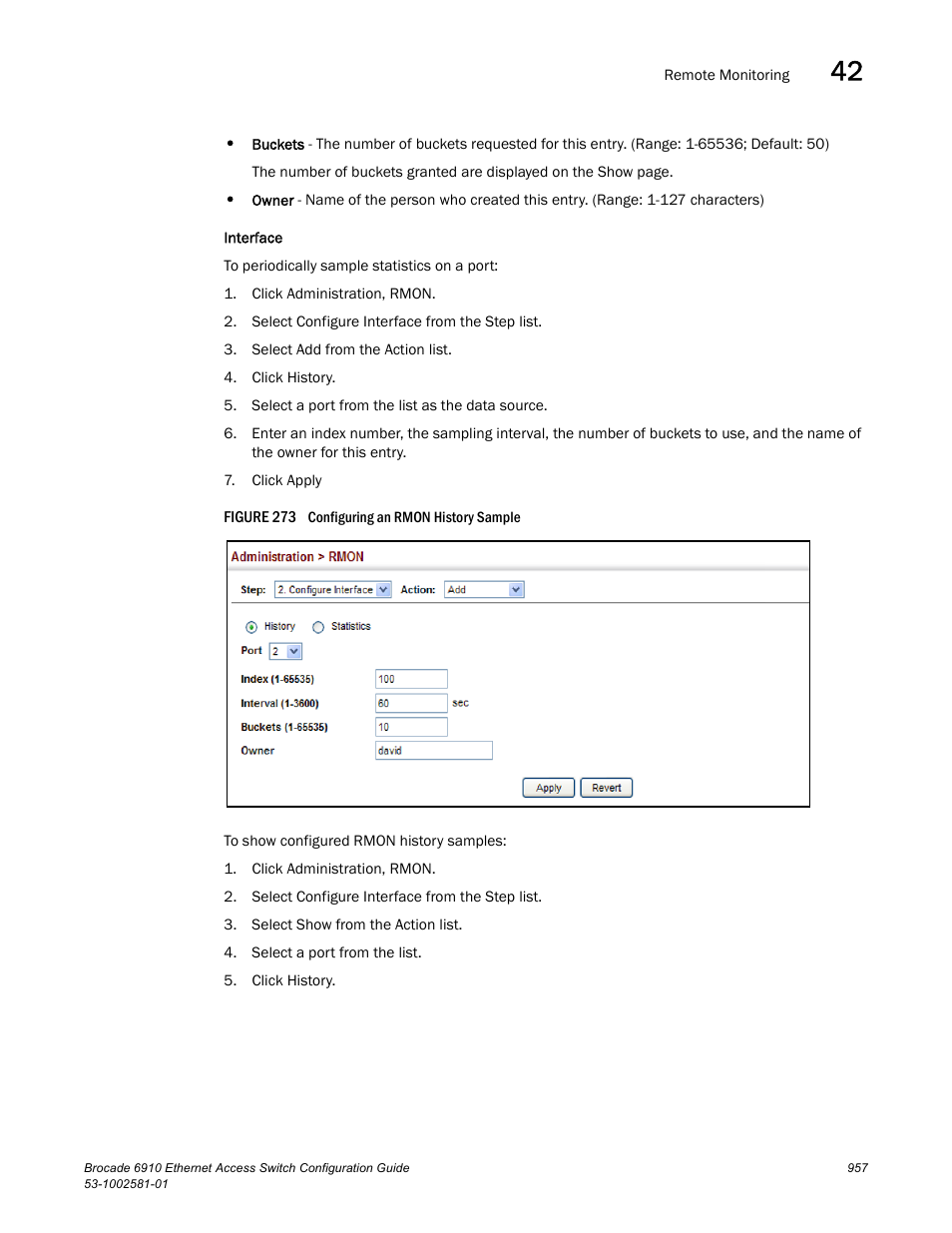 Figure 273 confi | Brocade Communications Systems Brocate Ethernet Access Switch 6910 User Manual | Page 1007 / 1200
