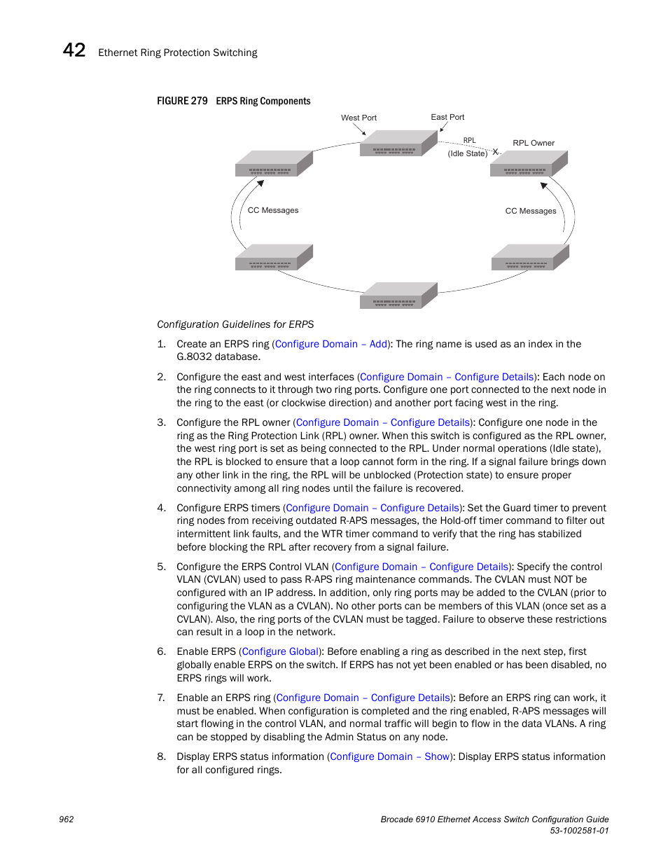 Figure 279 e | Brocade Communications Systems Brocate Ethernet Access Switch 6910 User Manual | Page 1012 / 1200