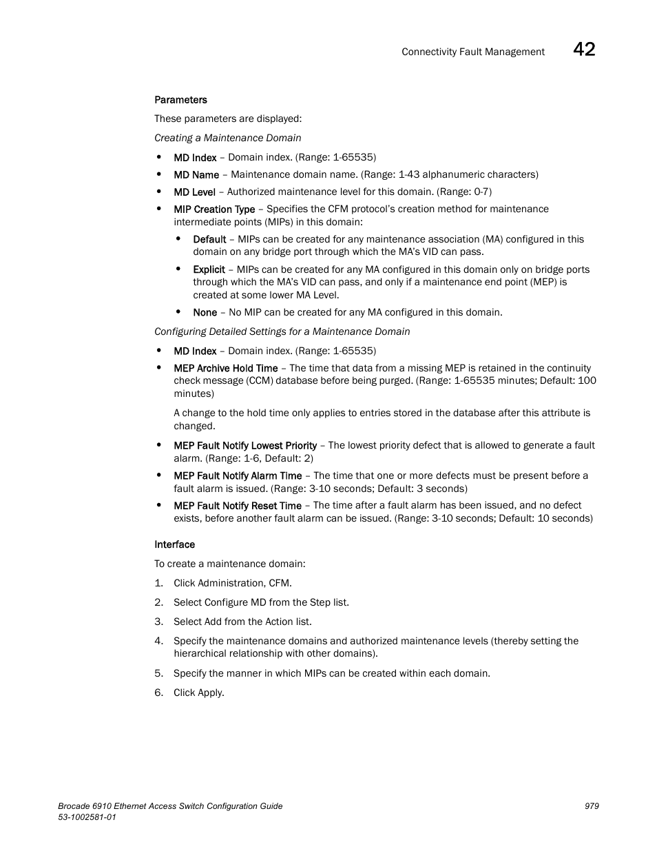 Brocade Communications Systems Brocate Ethernet Access Switch 6910 User Manual | Page 1029 / 1200