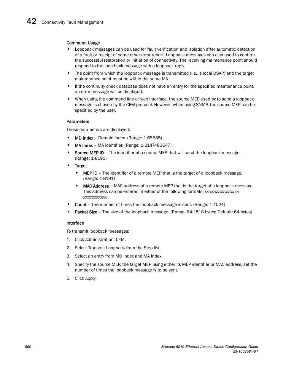 Brocade Communications Systems Brocate Ethernet Access Switch 6910 User Manual | Page 1040 / 1200