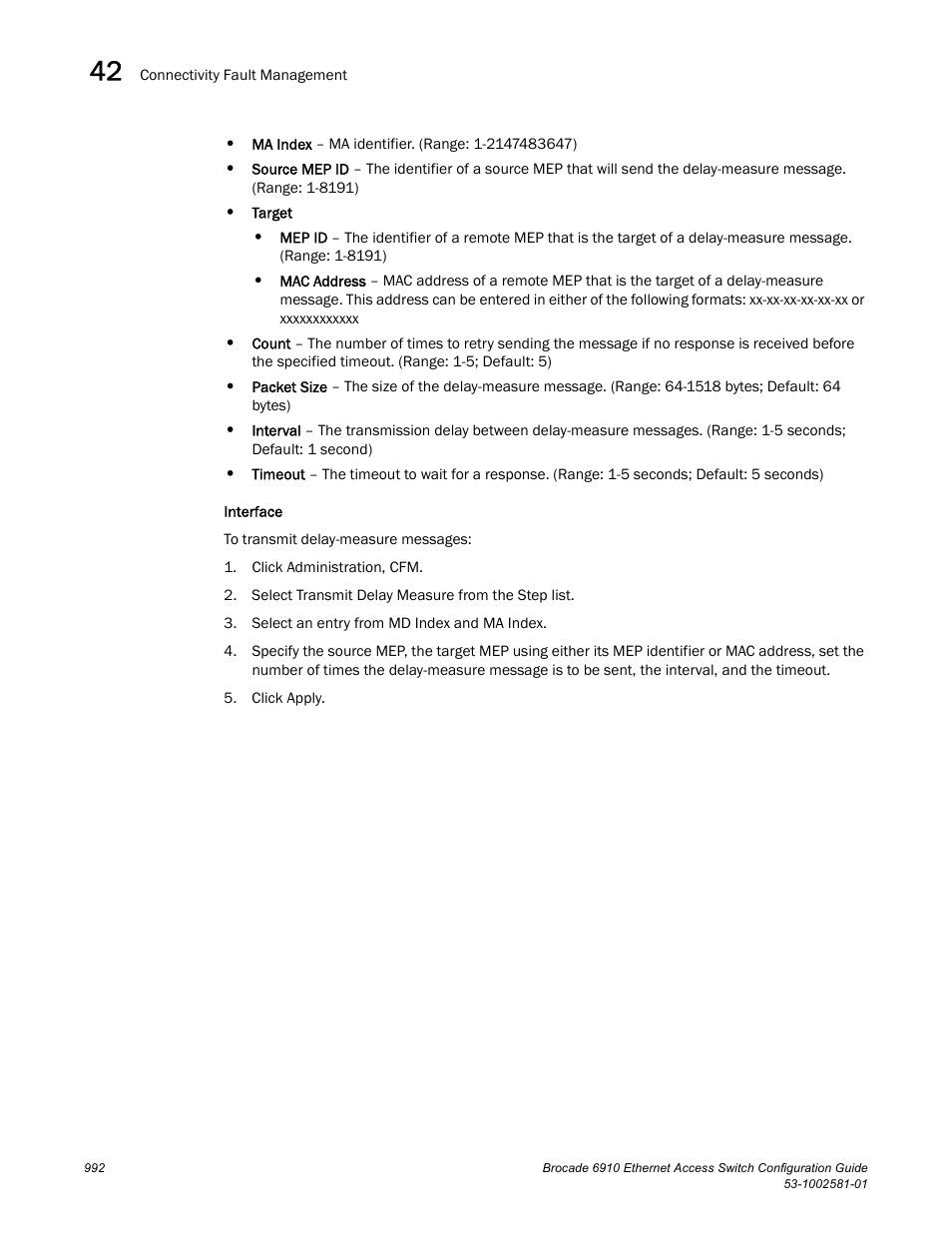Brocade Communications Systems Brocate Ethernet Access Switch 6910 User Manual | Page 1042 / 1200