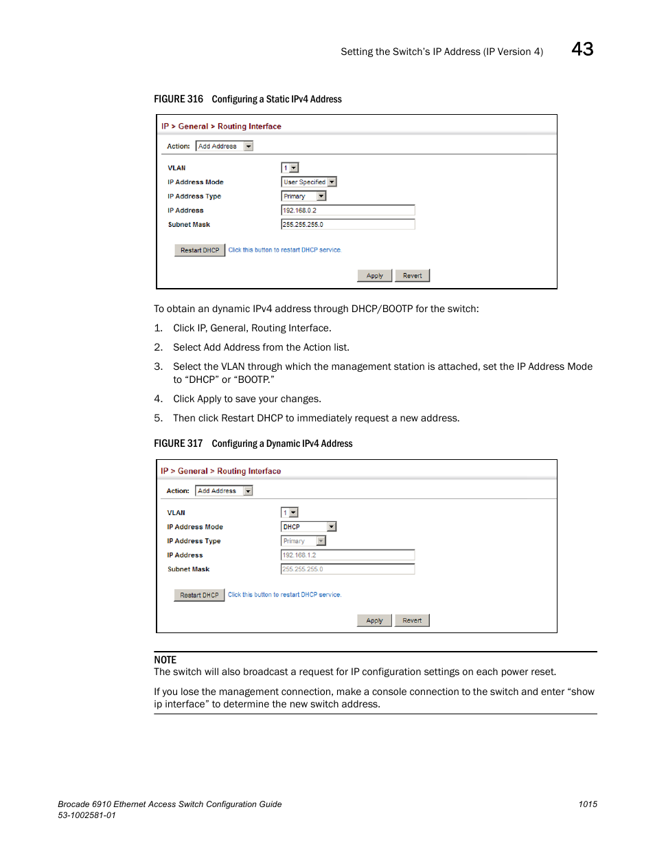 Figure 316 confi, Figure 317 confi | Brocade Communications Systems Brocate Ethernet Access Switch 6910 User Manual | Page 1065 / 1200