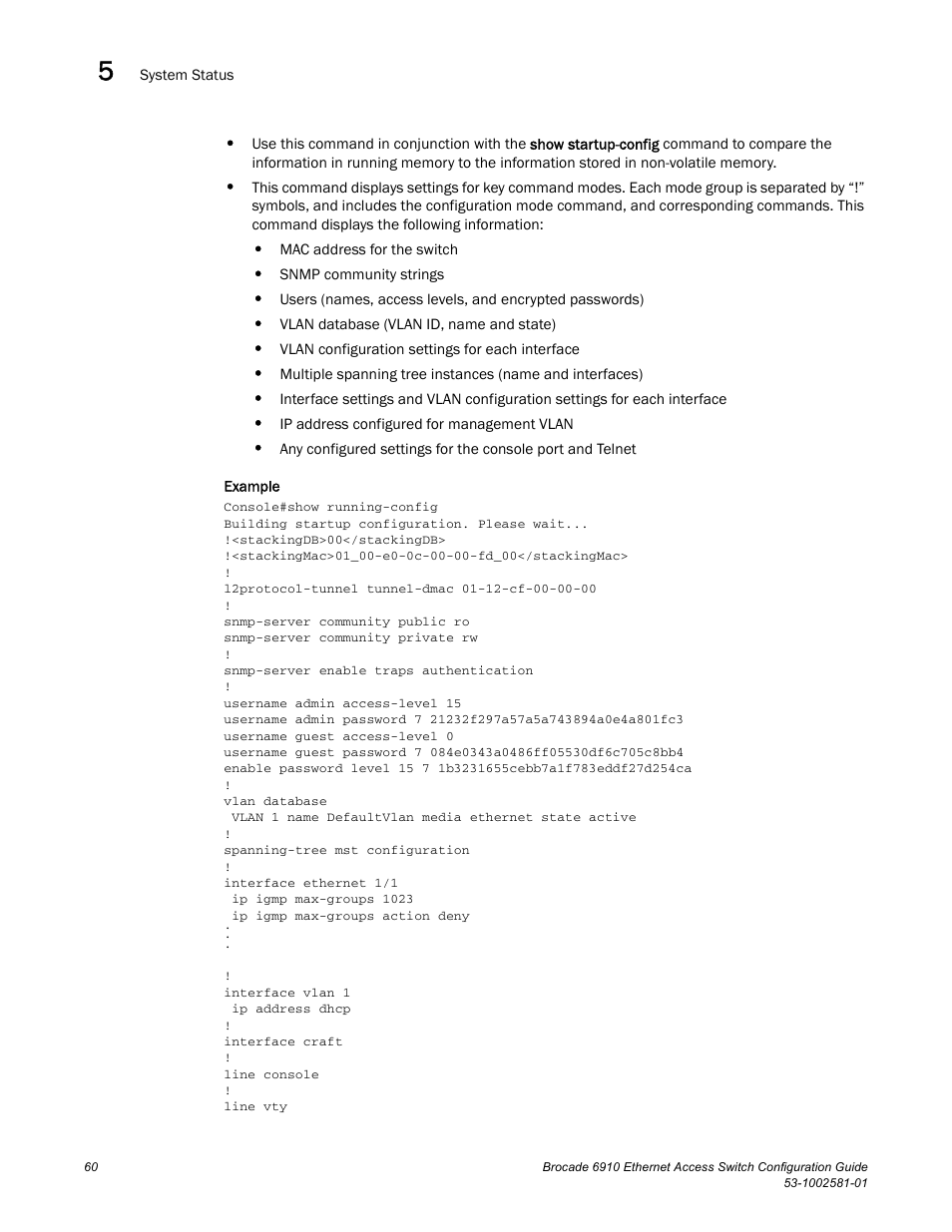 Brocade Communications Systems Brocate Ethernet Access Switch 6910 User Manual | Page 110 / 1200