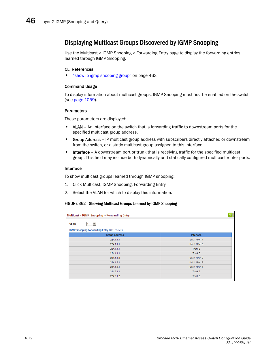 Figure 362 s | Brocade Communications Systems Brocate Ethernet Access Switch 6910 User Manual | Page 1122 / 1200