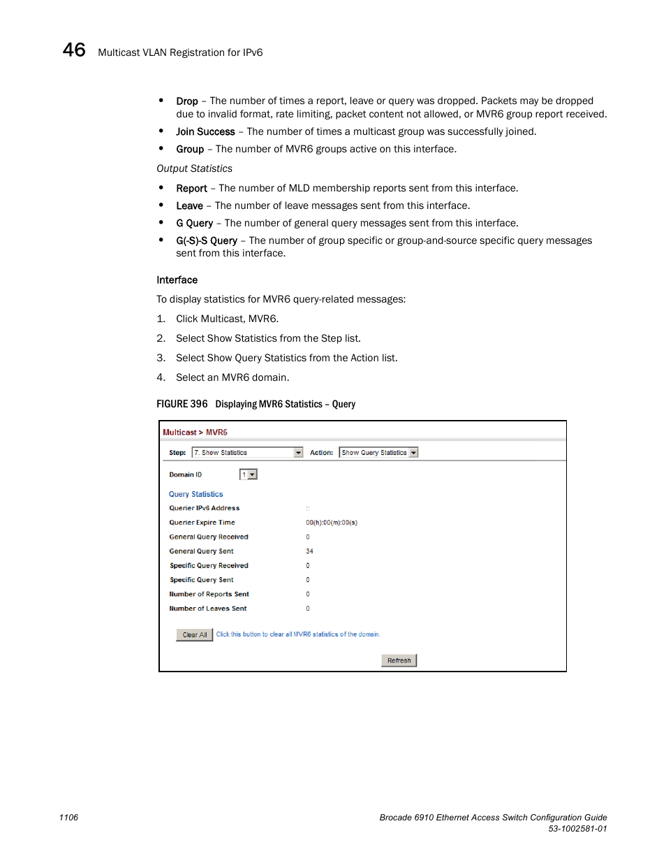 Figure 396 dis | Brocade Communications Systems Brocate Ethernet Access Switch 6910 User Manual | Page 1156 / 1200