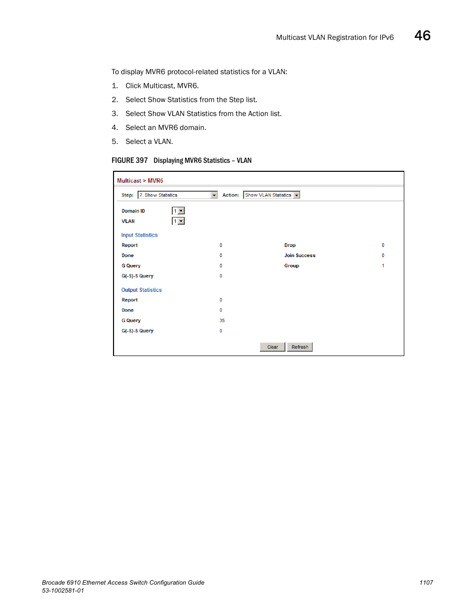 Figure 397 dis | Brocade Communications Systems Brocate Ethernet Access Switch 6910 User Manual | Page 1157 / 1200