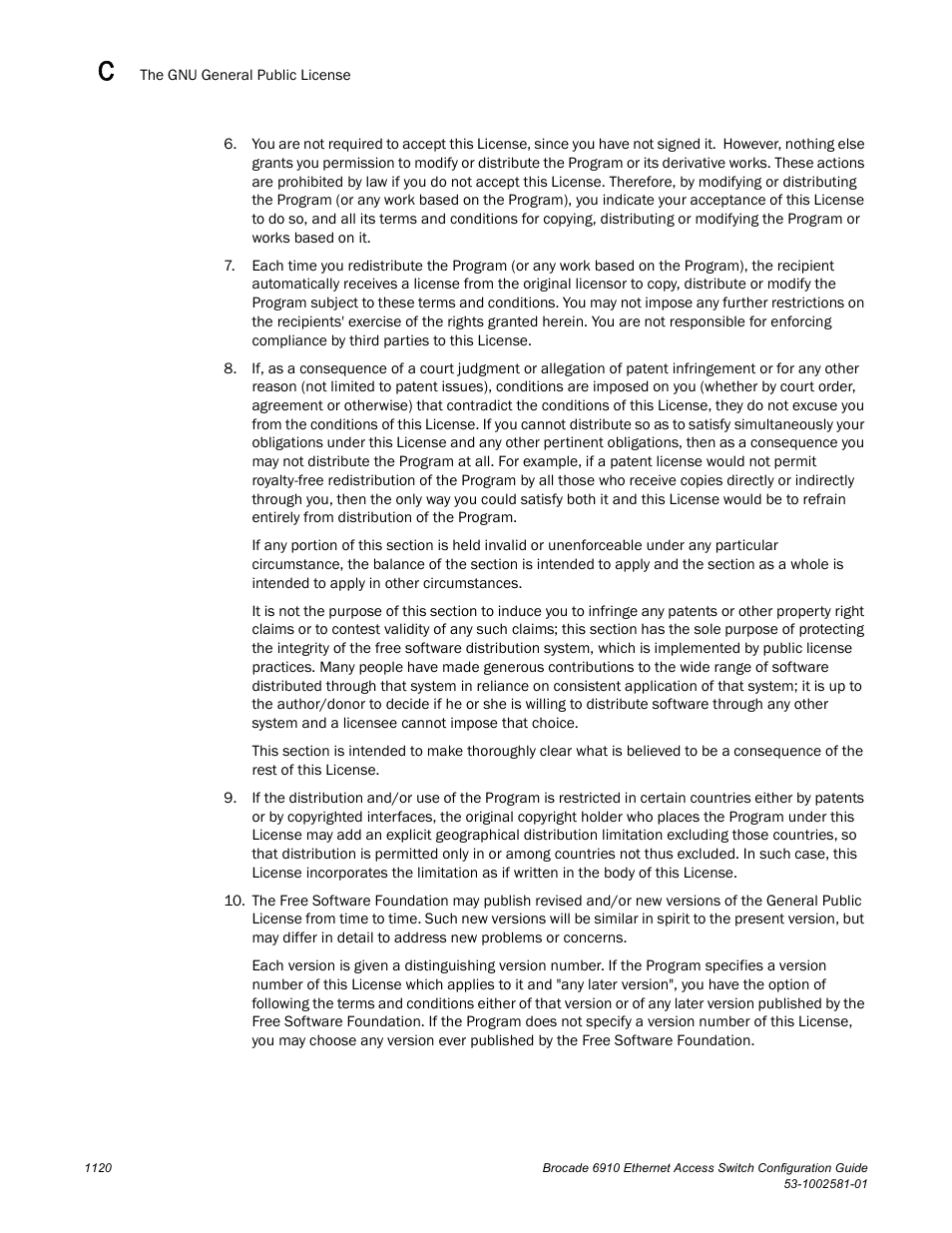 Brocade Communications Systems Brocate Ethernet Access Switch 6910 User Manual | Page 1170 / 1200