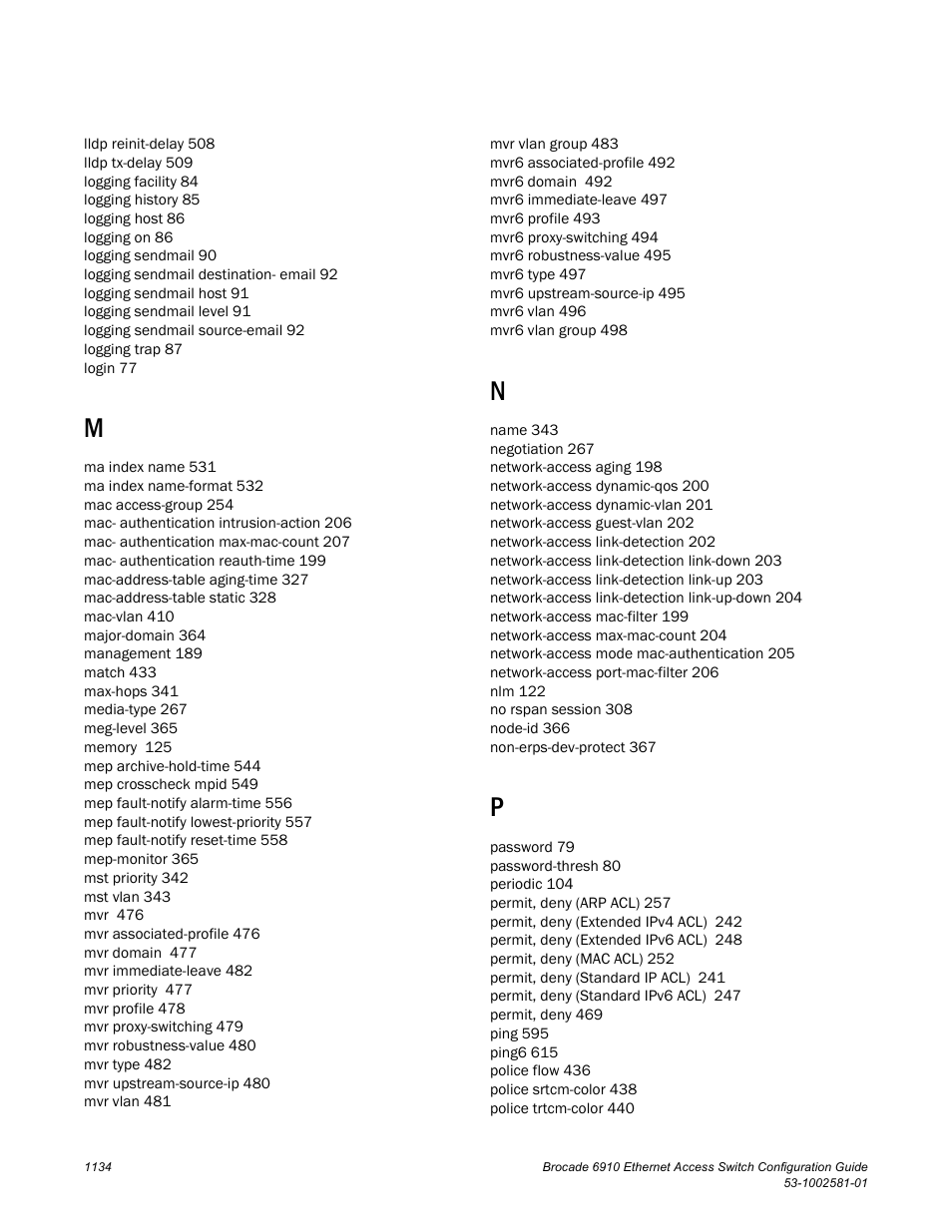 Brocade Communications Systems Brocate Ethernet Access Switch 6910 User Manual | Page 1184 / 1200