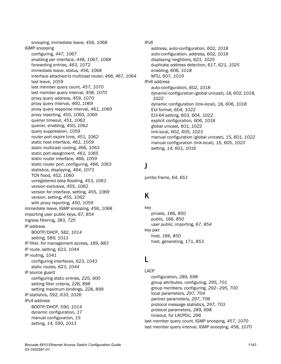 Brocade Communications Systems Brocate Ethernet Access Switch 6910 User Manual | Page 1193 / 1200