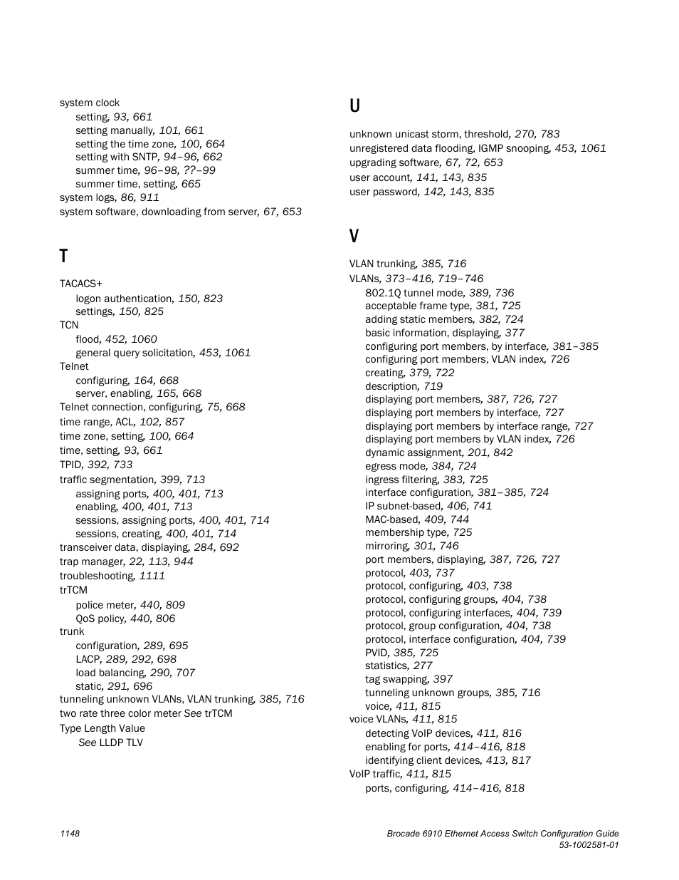 Brocade Communications Systems Brocate Ethernet Access Switch 6910 User Manual | Page 1198 / 1200