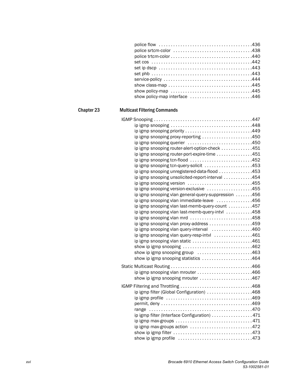 Brocade Communications Systems Brocate Ethernet Access Switch 6910 User Manual | Page 16 / 1200