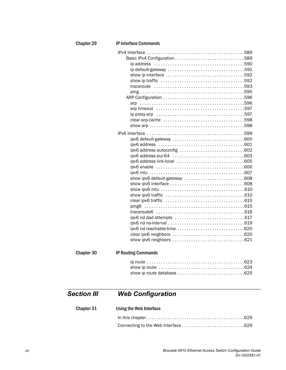 Brocade Communications Systems Brocate Ethernet Access Switch 6910 User Manual | Page 20 / 1200