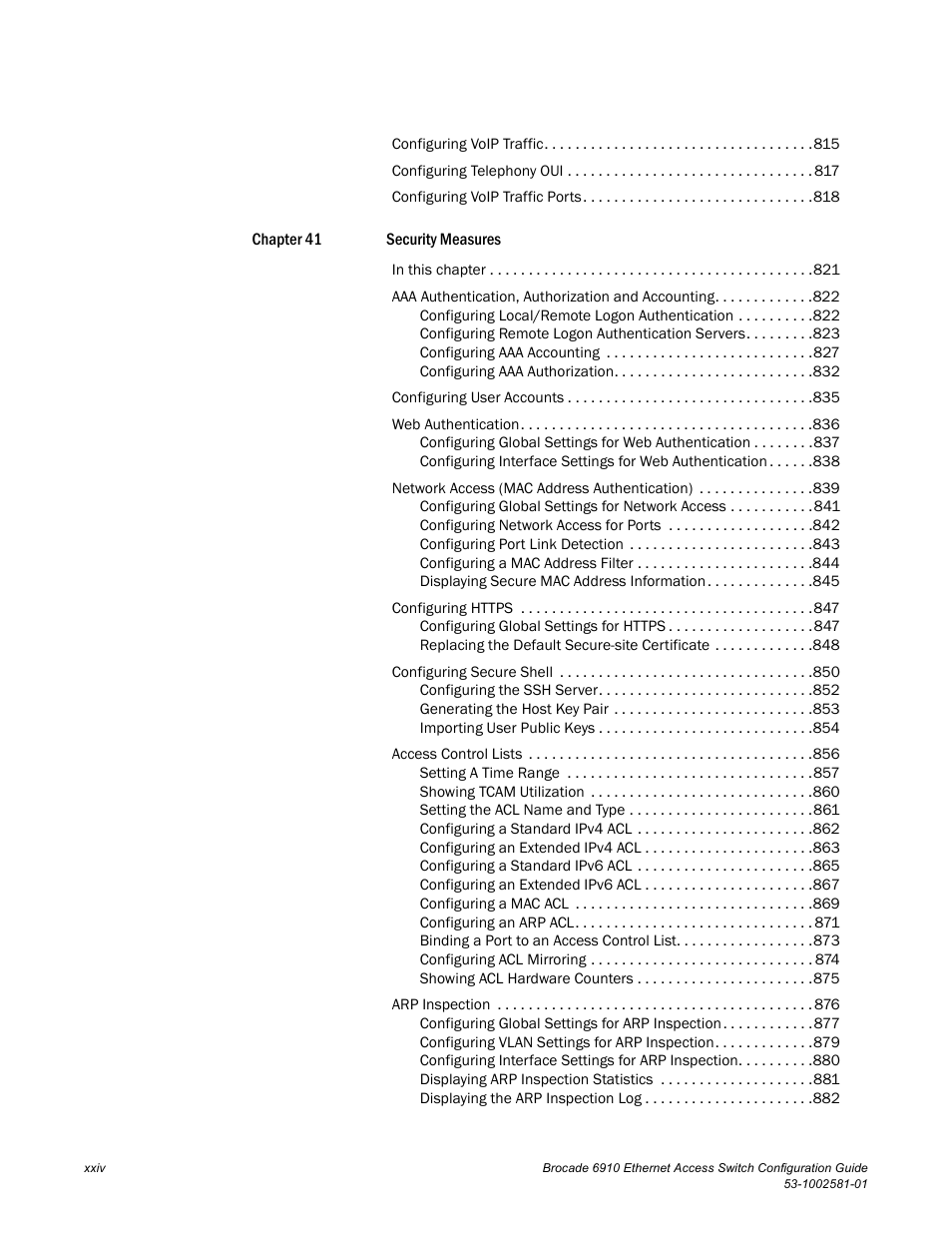 Brocade Communications Systems Brocate Ethernet Access Switch 6910 User Manual | Page 24 / 1200