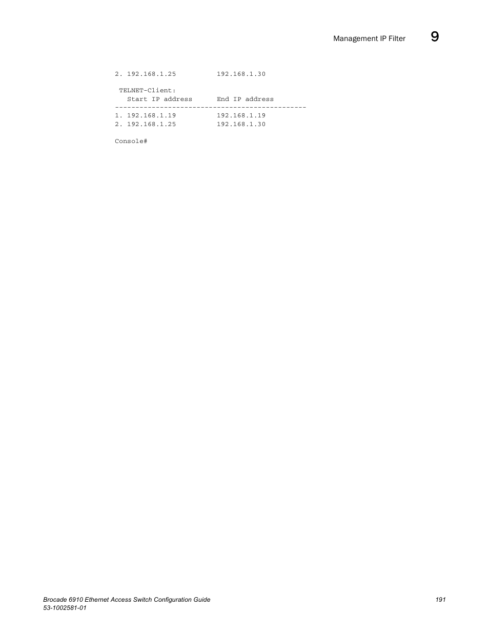 Brocade Communications Systems Brocate Ethernet Access Switch 6910 User Manual | Page 241 / 1200