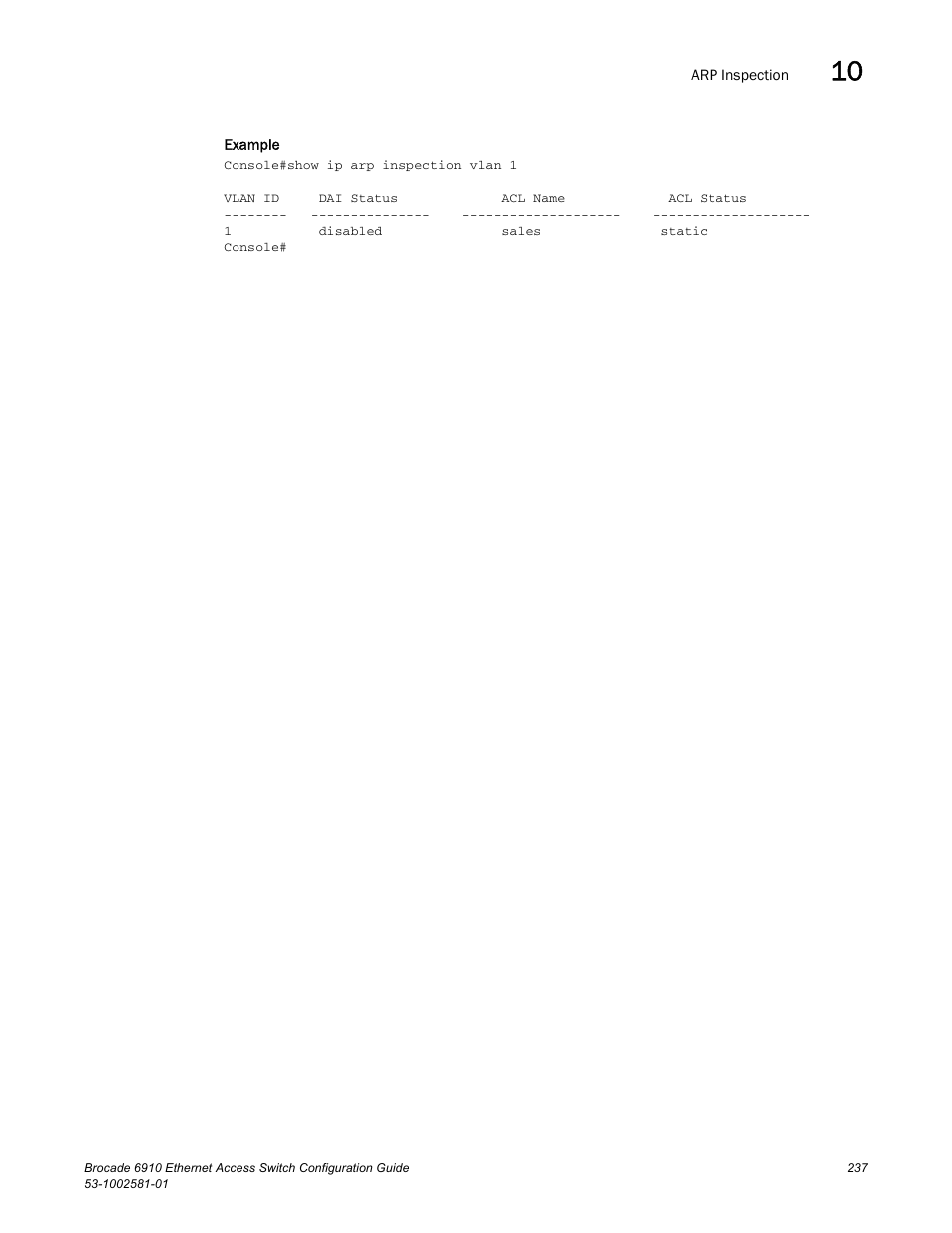 Brocade Communications Systems Brocate Ethernet Access Switch 6910 User Manual | Page 287 / 1200