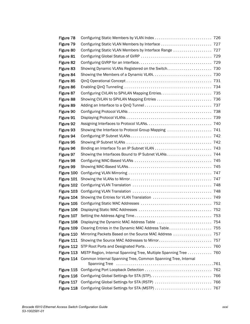 Brocade Communications Systems Brocate Ethernet Access Switch 6910 User Manual | Page 31 / 1200