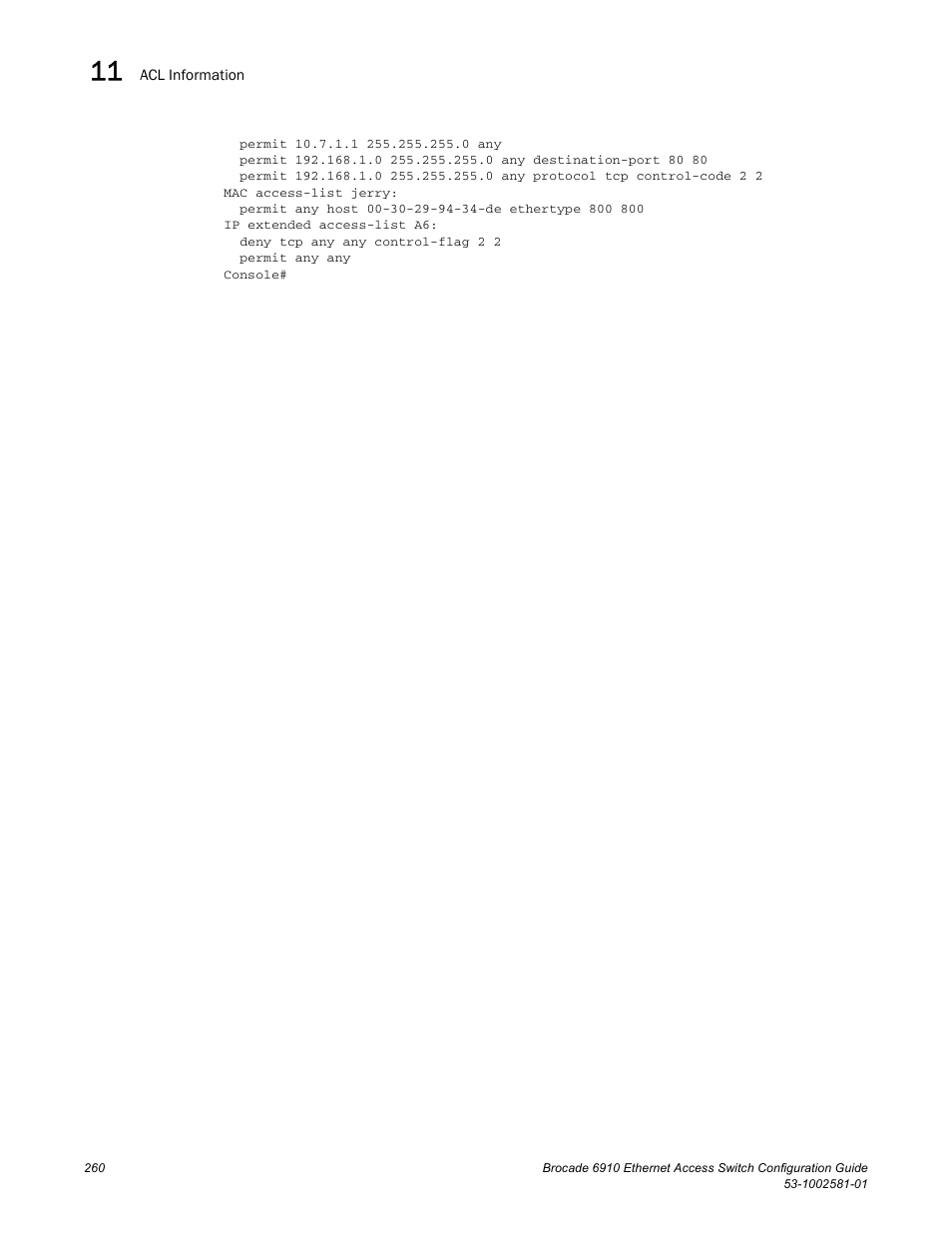 Brocade Communications Systems Brocate Ethernet Access Switch 6910 User Manual | Page 310 / 1200