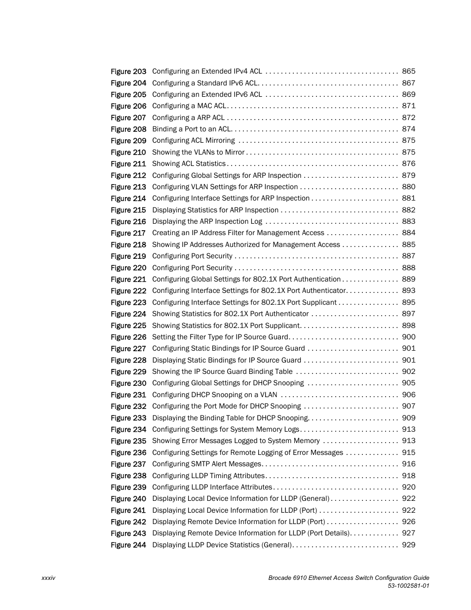 Brocade Communications Systems Brocate Ethernet Access Switch 6910 User Manual | Page 34 / 1200