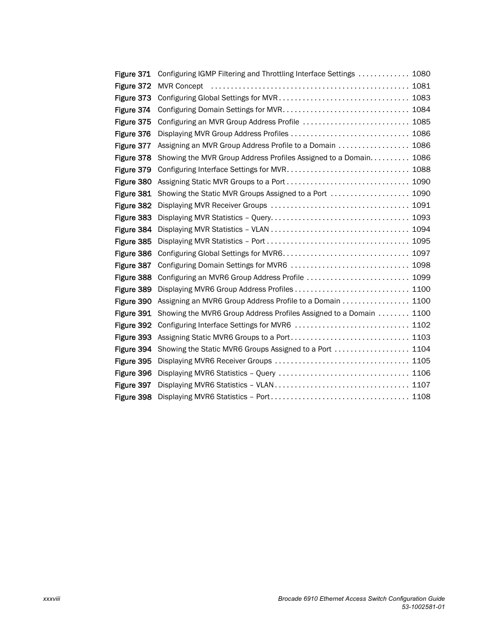 Brocade Communications Systems Brocate Ethernet Access Switch 6910 User Manual | Page 38 / 1200