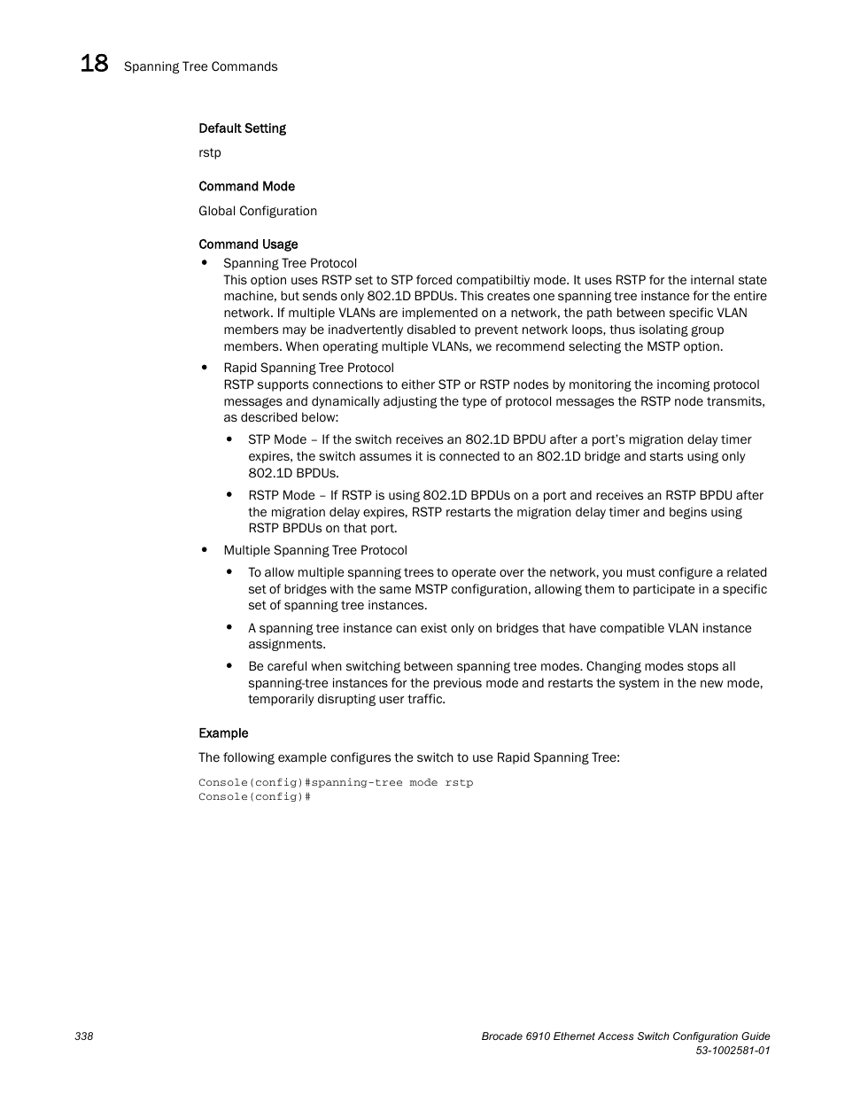 Brocade Communications Systems Brocate Ethernet Access Switch 6910 User Manual | Page 388 / 1200