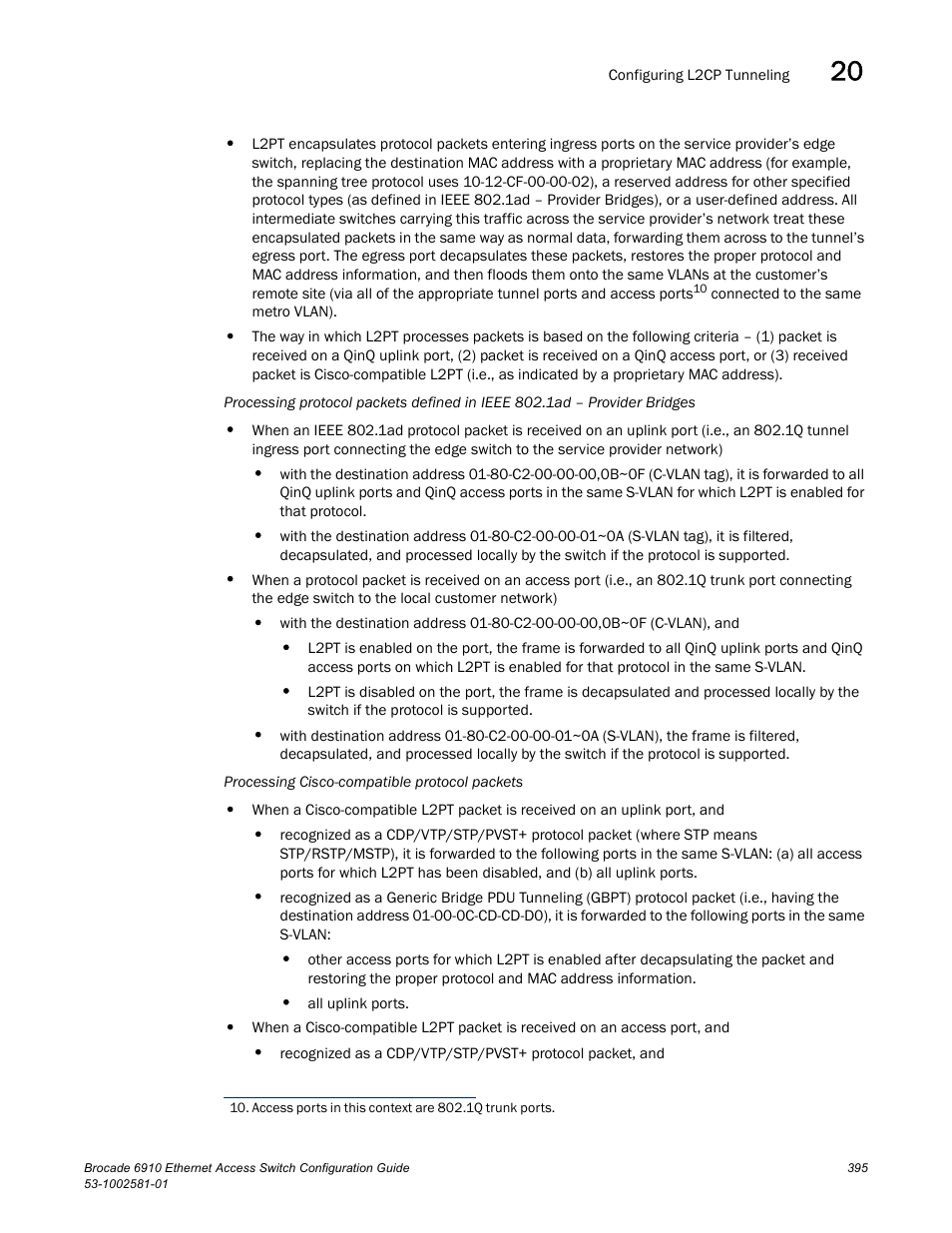 Brocade Communications Systems Brocate Ethernet Access Switch 6910 User Manual | Page 445 / 1200