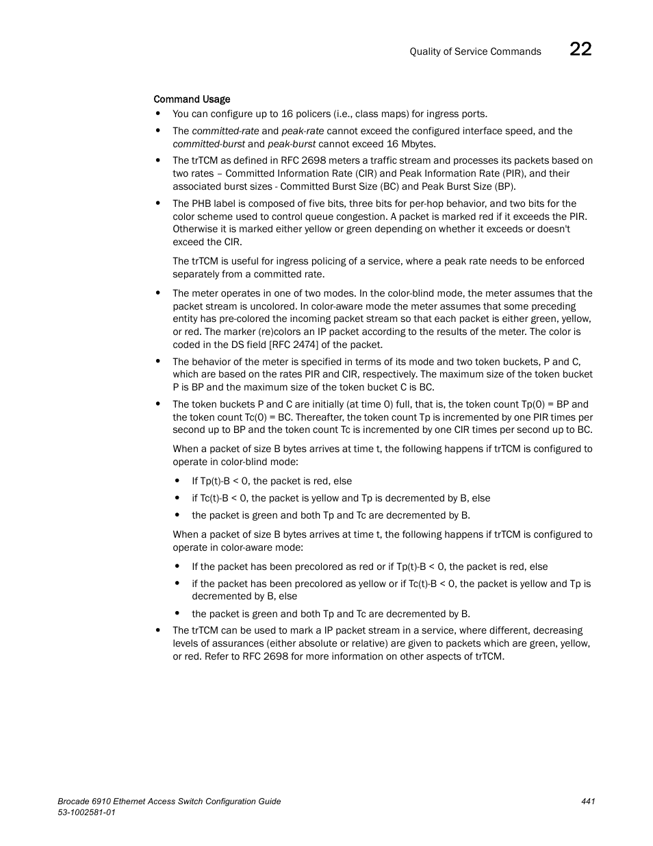 Brocade Communications Systems Brocate Ethernet Access Switch 6910 User Manual | Page 491 / 1200