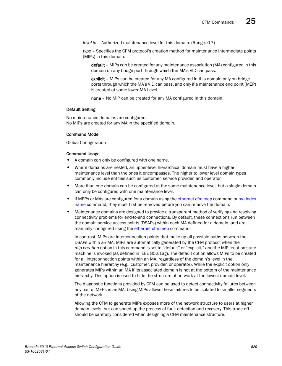 Brocade Communications Systems Brocate Ethernet Access Switch 6910 User Manual | Page 579 / 1200