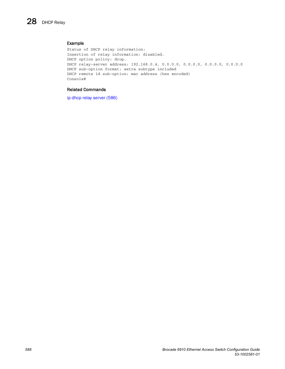 Brocade Communications Systems Brocate Ethernet Access Switch 6910 User Manual | Page 638 / 1200
