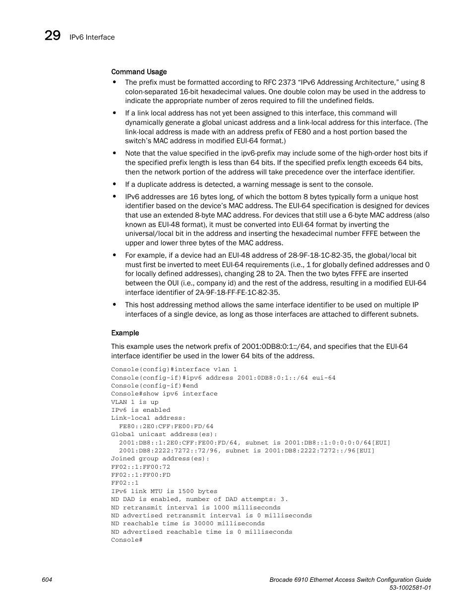 Brocade Communications Systems Brocate Ethernet Access Switch 6910 User Manual | Page 654 / 1200