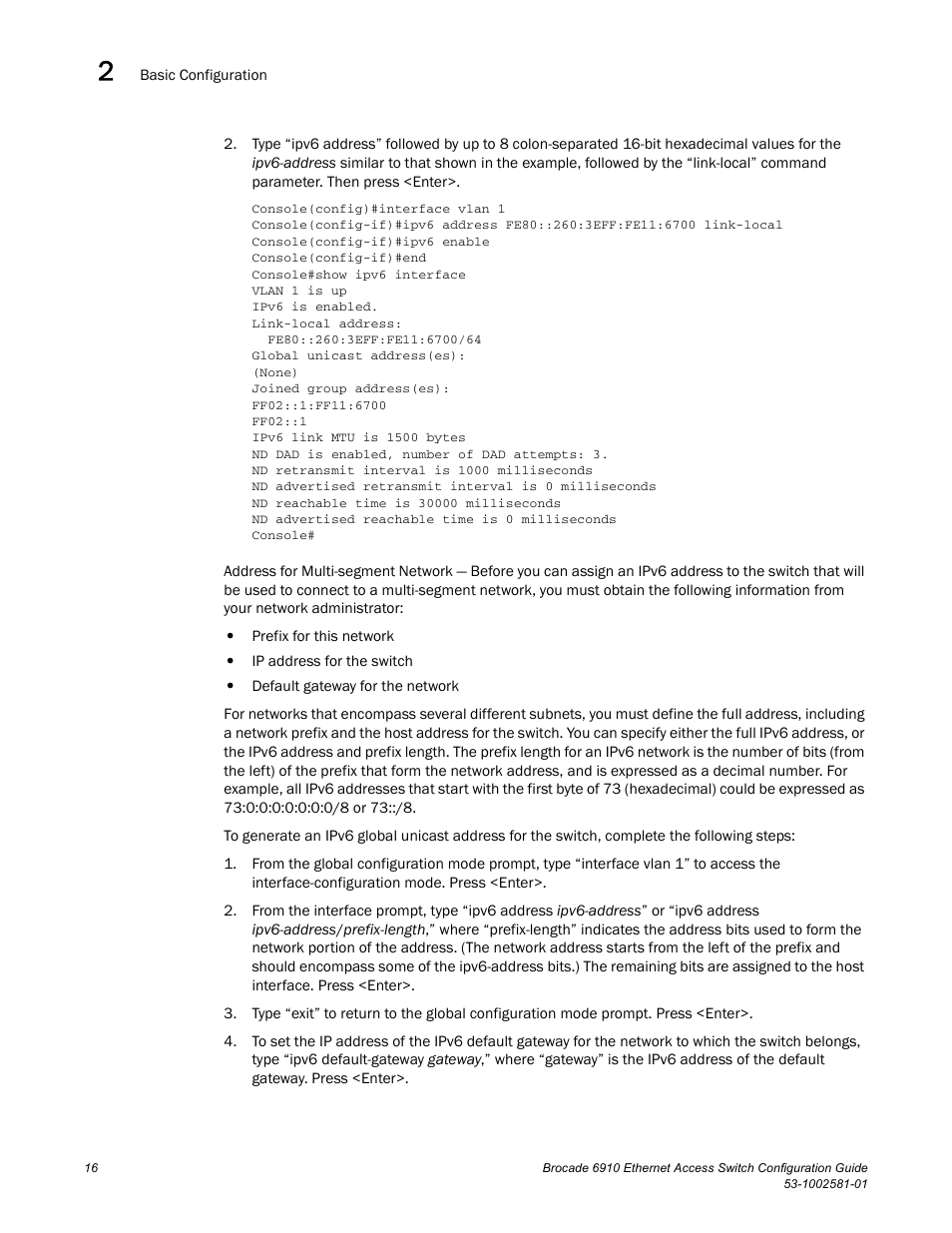 Brocade Communications Systems Brocate Ethernet Access Switch 6910 User Manual | Page 66 / 1200