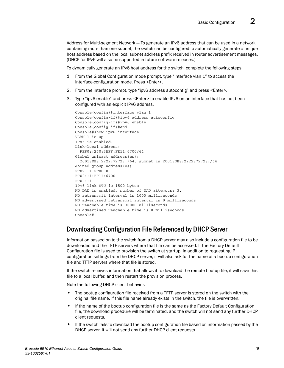 Brocade Communications Systems Brocate Ethernet Access Switch 6910 User Manual | Page 69 / 1200