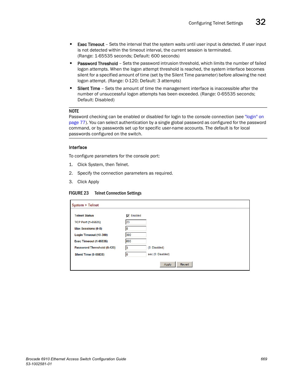 Figure 23 | Brocade Communications Systems Brocate Ethernet Access Switch 6910 User Manual | Page 719 / 1200