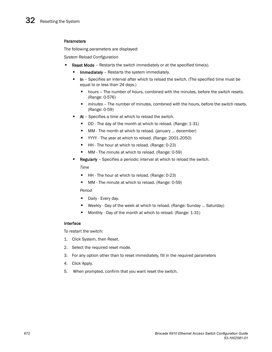 Brocade Communications Systems Brocate Ethernet Access Switch 6910 User Manual | Page 722 / 1200