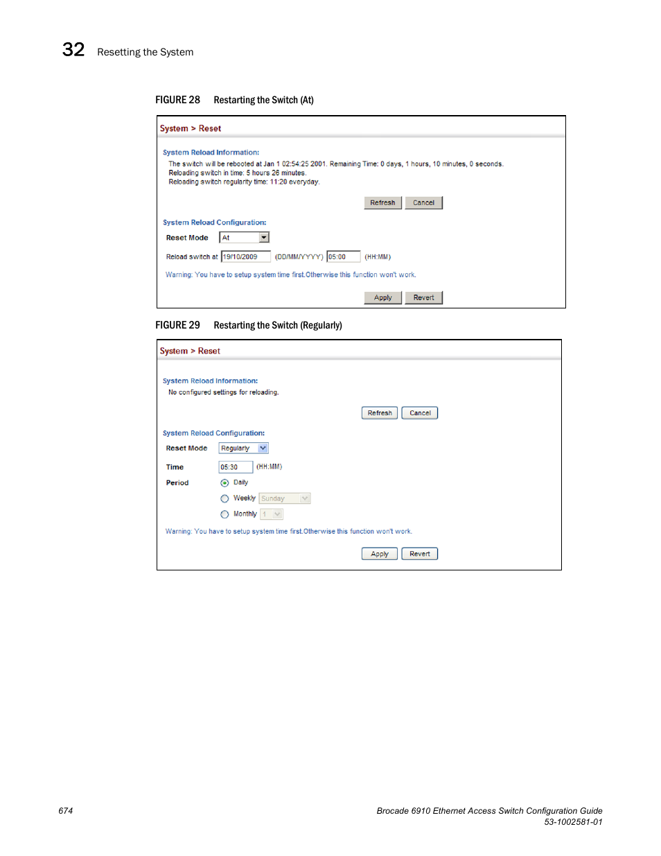 Figure 28, Figure 29 | Brocade Communications Systems Brocate Ethernet Access Switch 6910 User Manual | Page 724 / 1200