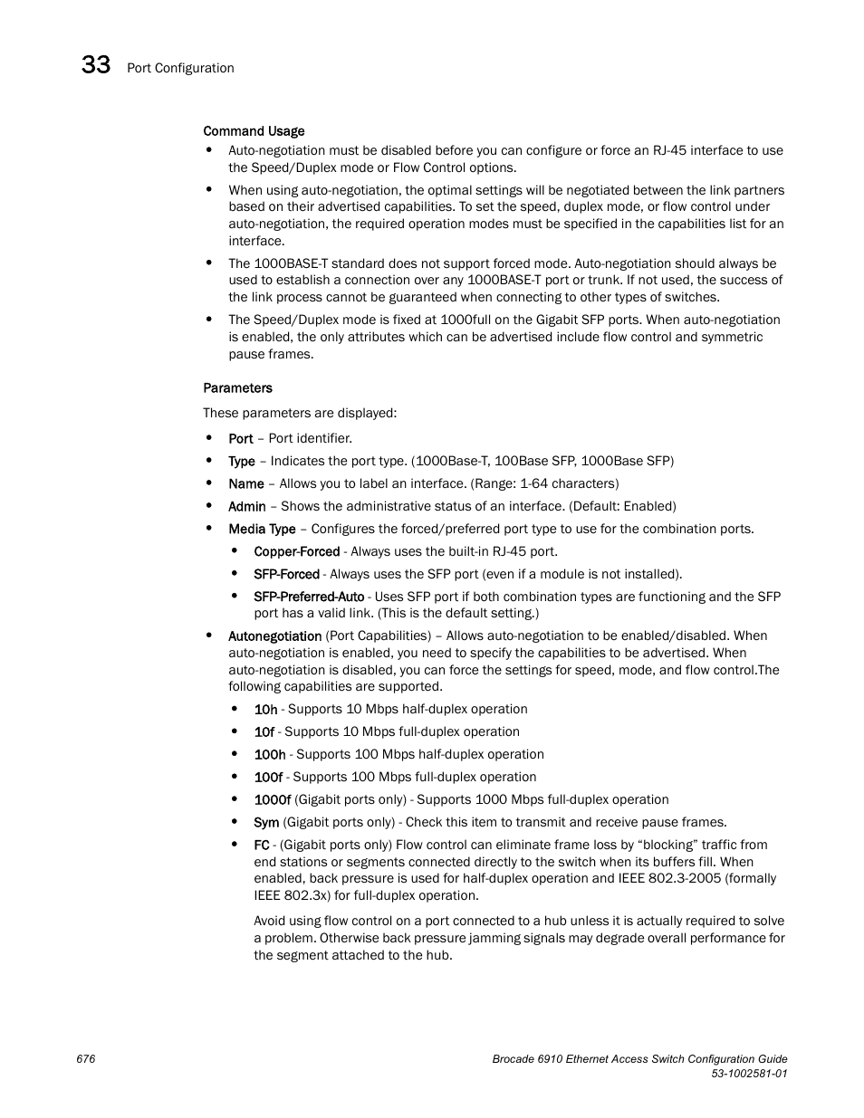 Brocade Communications Systems Brocate Ethernet Access Switch 6910 User Manual | Page 726 / 1200