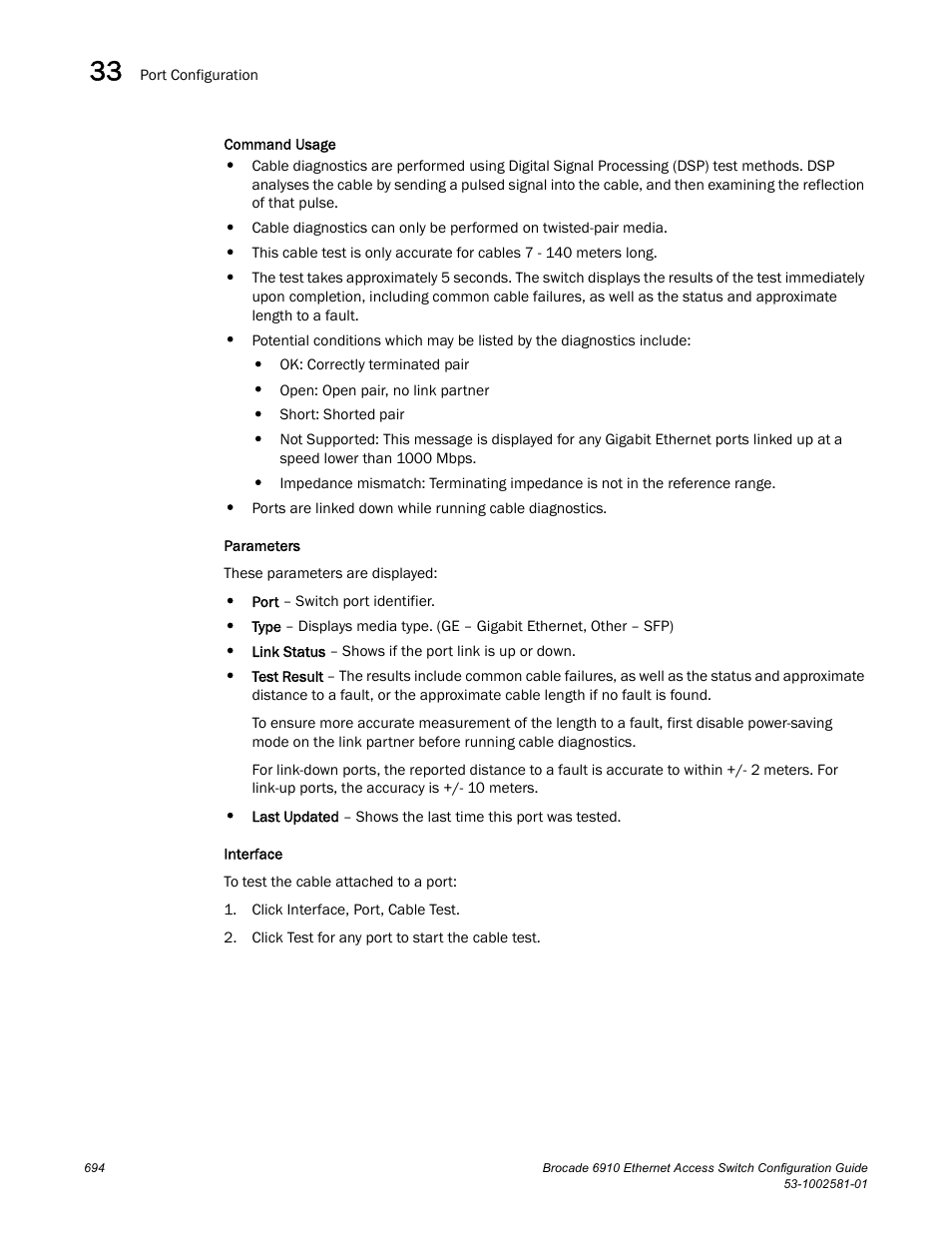 Brocade Communications Systems Brocate Ethernet Access Switch 6910 User Manual | Page 744 / 1200