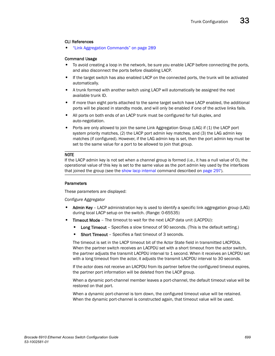 Brocade Communications Systems Brocate Ethernet Access Switch 6910 User Manual | Page 749 / 1200
