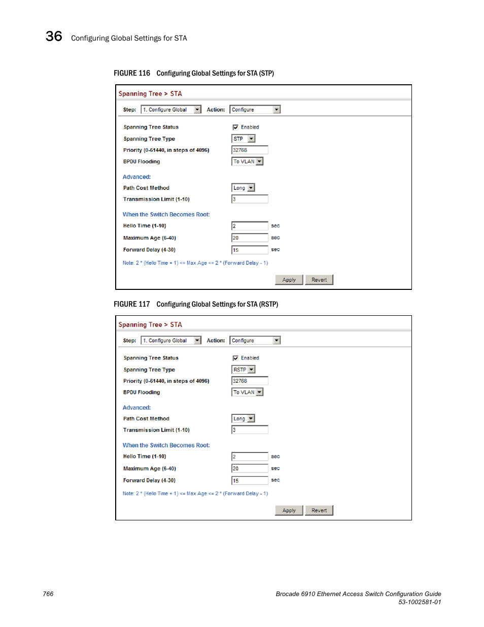 Figure 116 confi, Figure 117 confi | Brocade Communications Systems Brocate Ethernet Access Switch 6910 User Manual | Page 816 / 1200