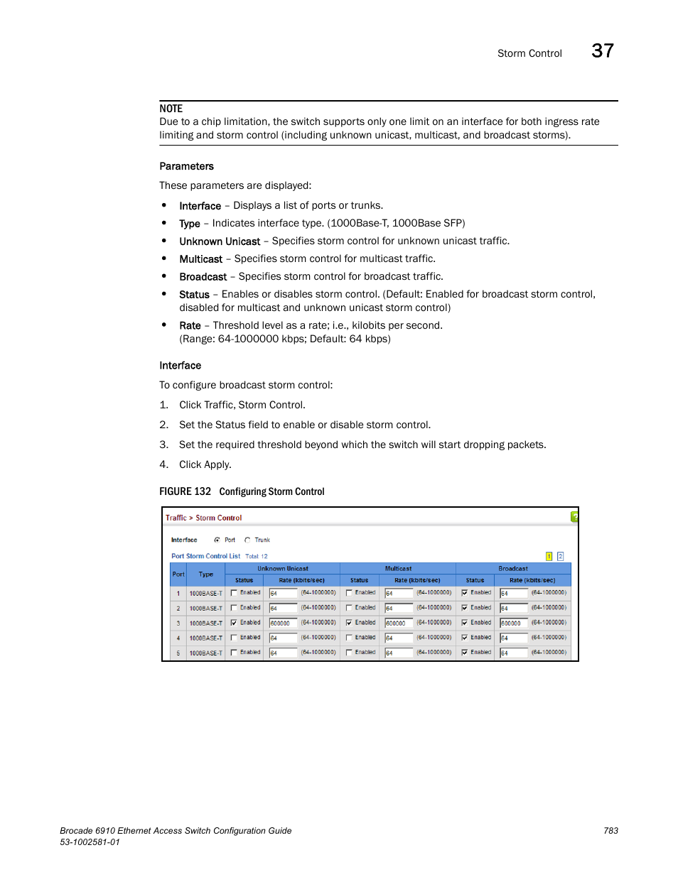 Figure 132 confi | Brocade Communications Systems Brocate Ethernet Access Switch 6910 User Manual | Page 833 / 1200