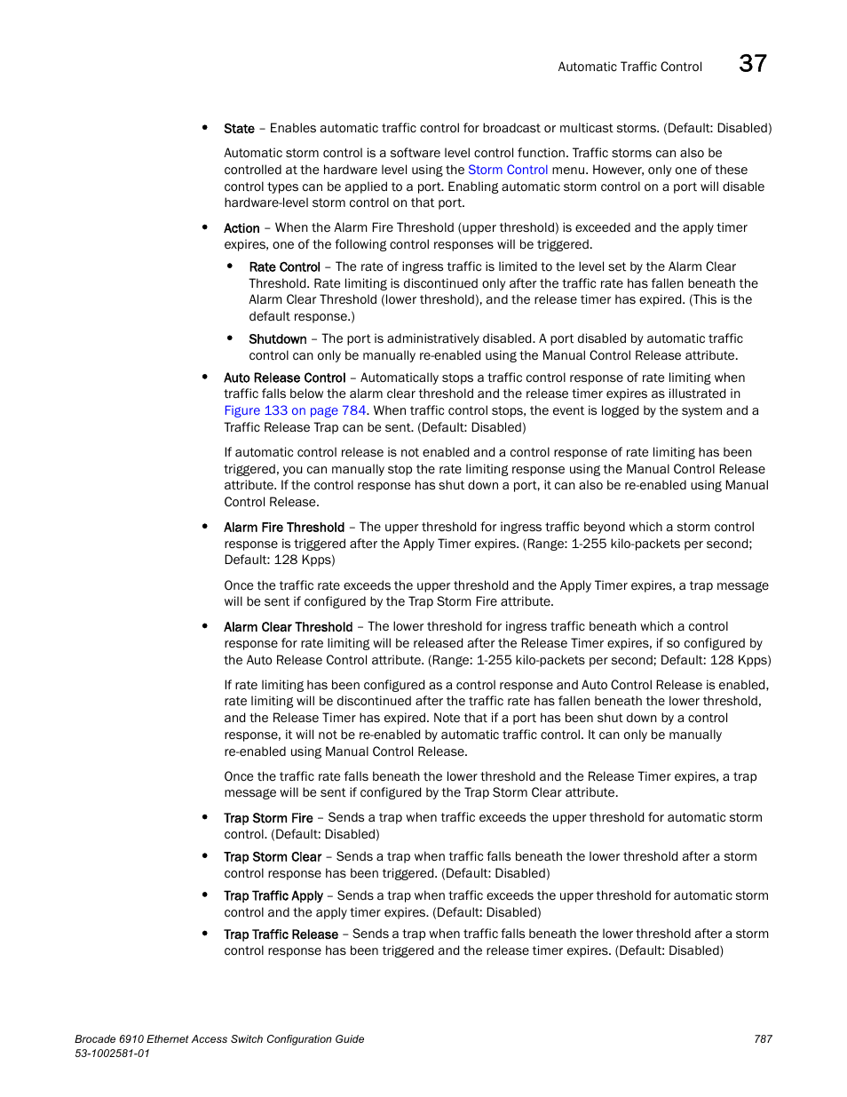 Brocade Communications Systems Brocate Ethernet Access Switch 6910 User Manual | Page 837 / 1200