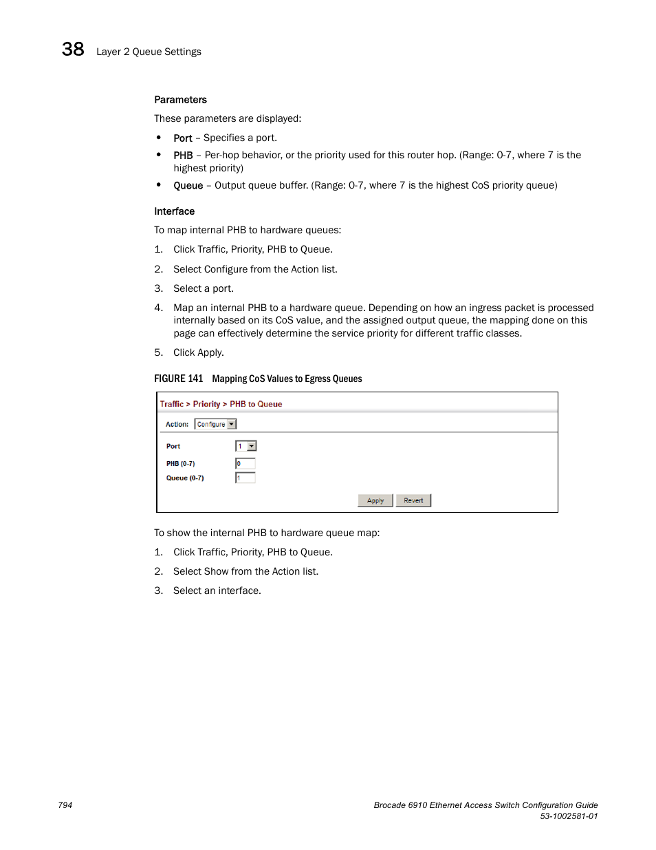 Figure 141 m | Brocade Communications Systems Brocate Ethernet Access Switch 6910 User Manual | Page 844 / 1200