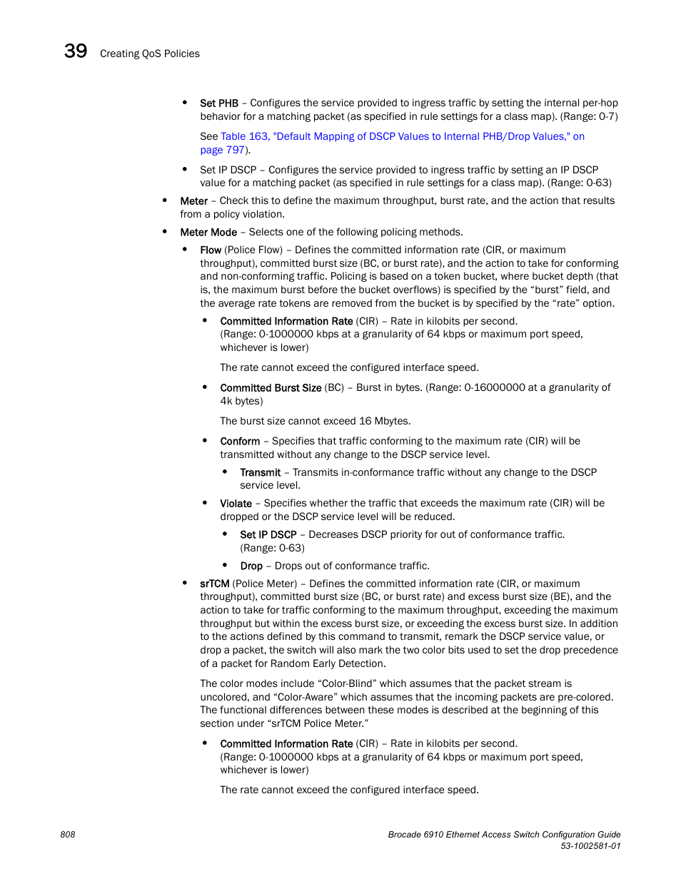 Brocade Communications Systems Brocate Ethernet Access Switch 6910 User Manual | Page 858 / 1200