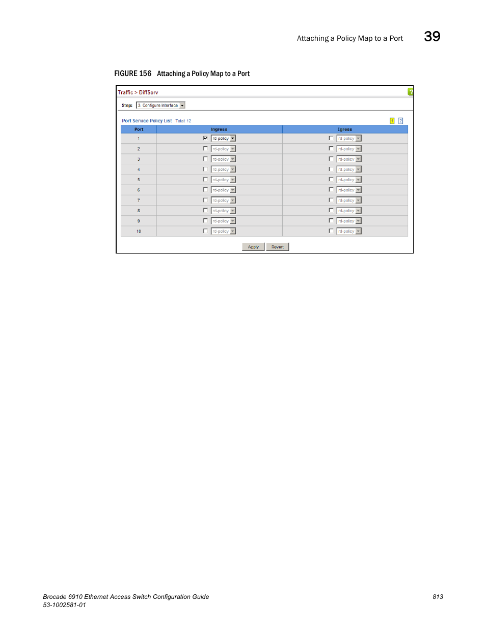 Figure 156 a | Brocade Communications Systems Brocate Ethernet Access Switch 6910 User Manual | Page 863 / 1200