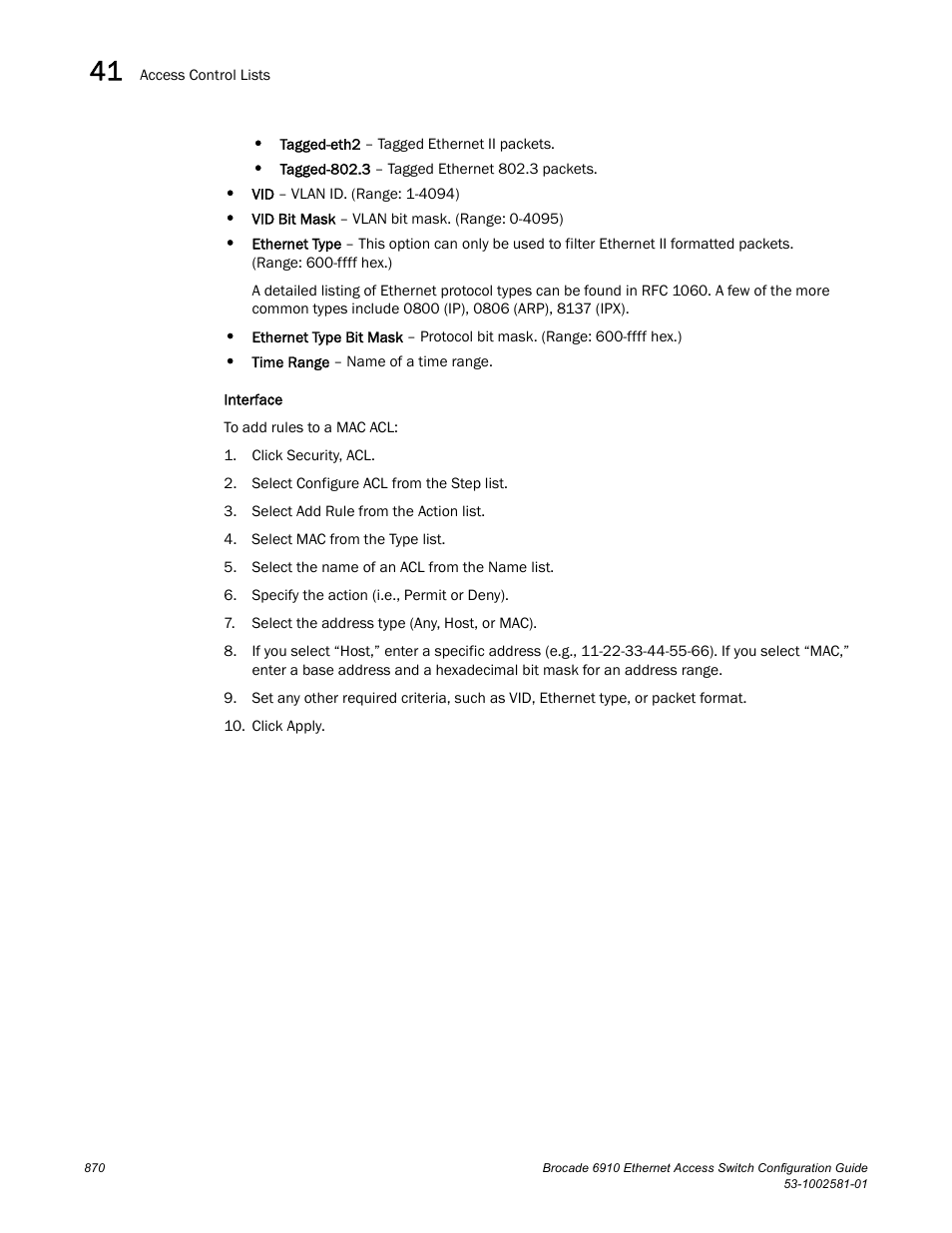 Brocade Communications Systems Brocate Ethernet Access Switch 6910 User Manual | Page 920 / 1200