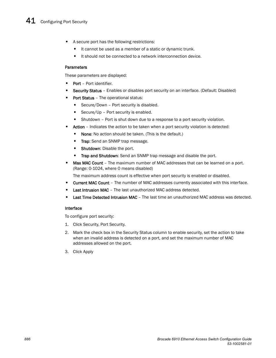 Brocade Communications Systems Brocate Ethernet Access Switch 6910 User Manual | Page 936 / 1200