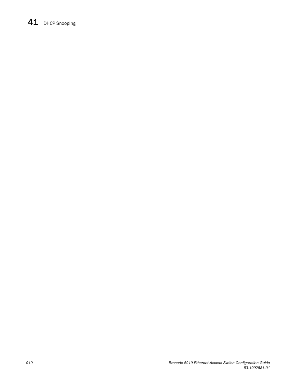 Brocade Communications Systems Brocate Ethernet Access Switch 6910 User Manual | Page 960 / 1200