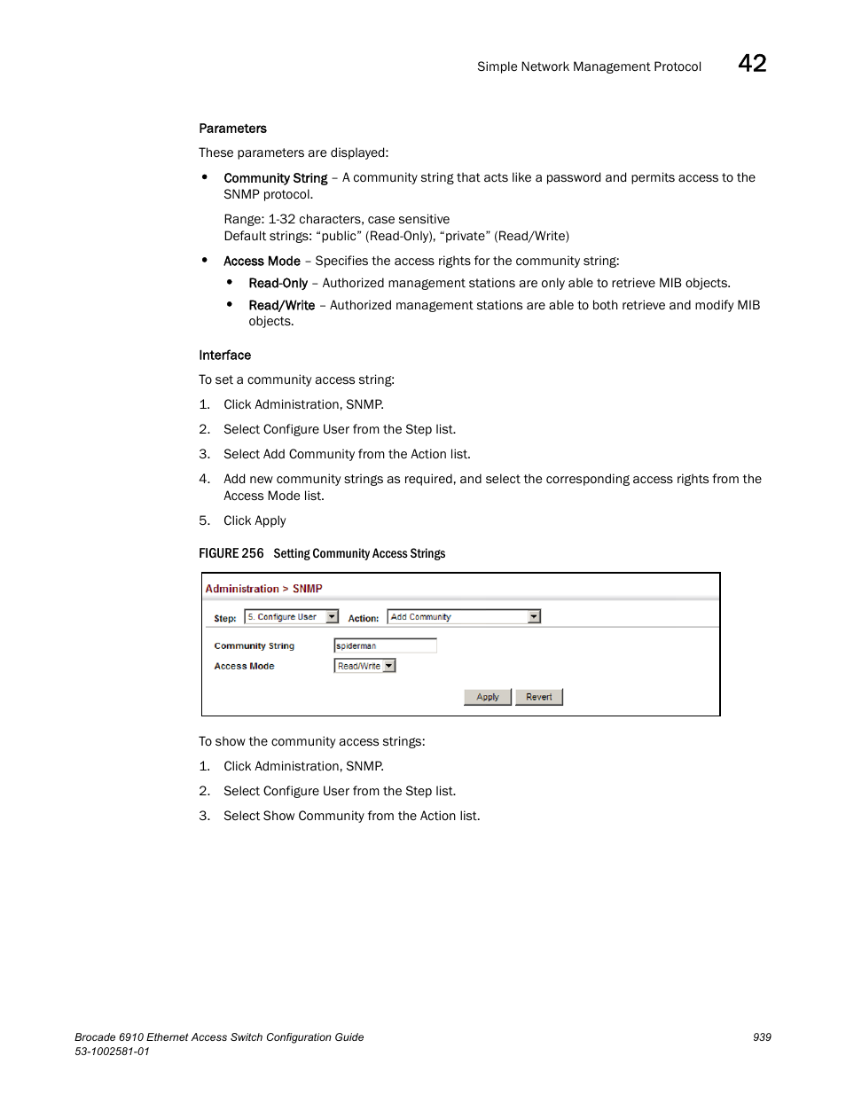 Figure 256 s | Brocade Communications Systems Brocate Ethernet Access Switch 6910 User Manual | Page 989 / 1200