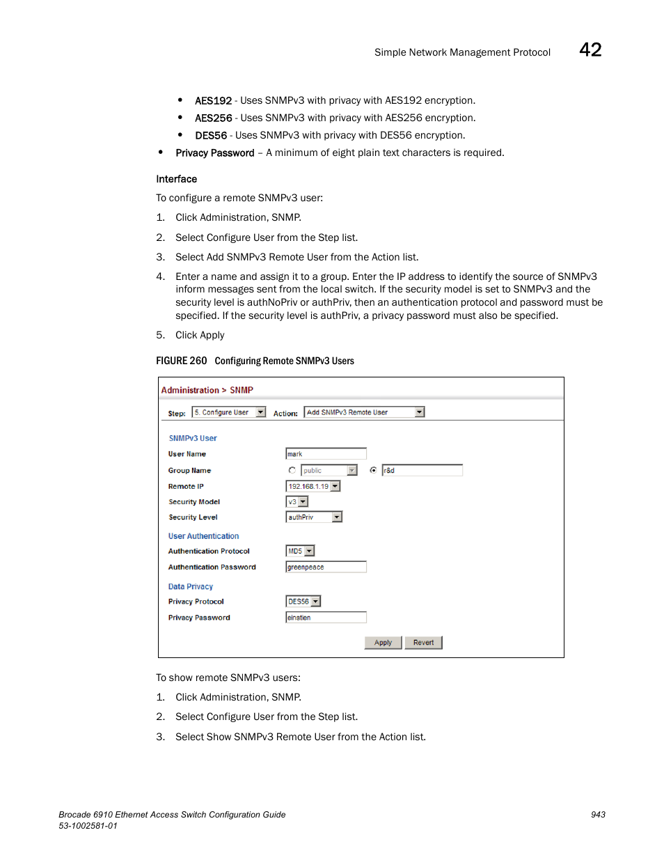 Figure 260 confi | Brocade Communications Systems Brocate Ethernet Access Switch 6910 User Manual | Page 993 / 1200